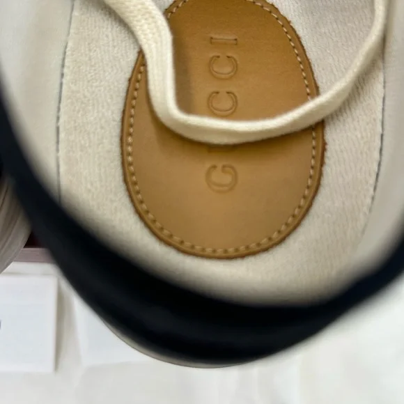 Men's Gucci, Julio web canvas sneakers size 10 made in Spain